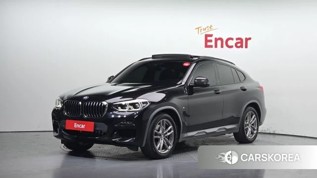 BMW X4 (G02) 2021 Черный из Кореи