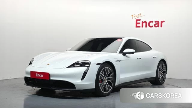 Porsche Taycan 2022 Белый из Кореи