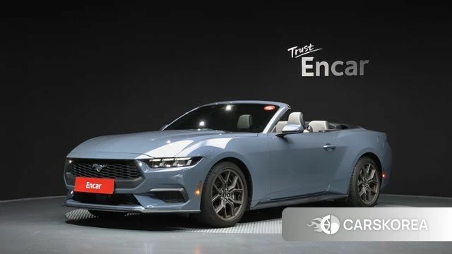Ford Mustang 7th Generation 2024 Небесно-голубой из Кореи