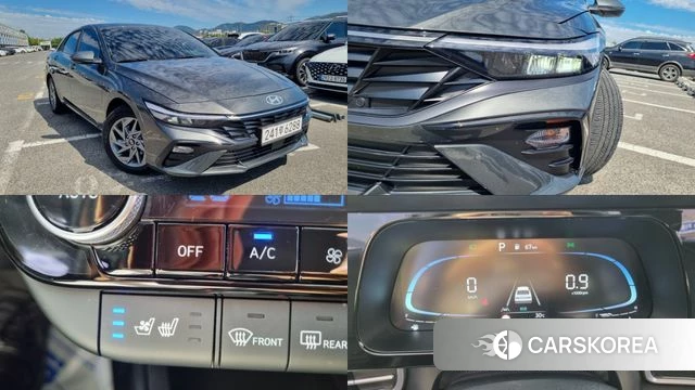 Hyundai The New Avante (CN7) 2023 Серый из Кореи