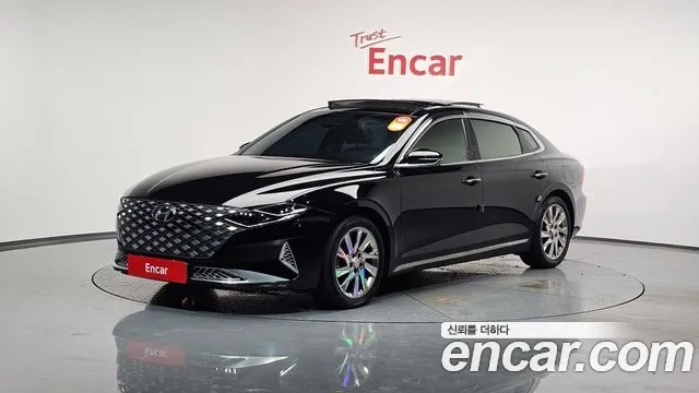 Hyundai The New Grandeur IG Hybrid 2021 Черный из Кореи