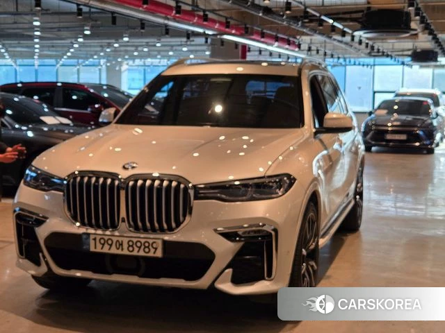 BMW X7 (G07) 2021 Белый из Кореи