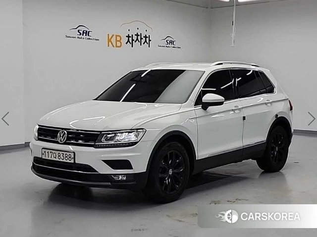 Volkswagen Tiguan second Generation 2019 Белый из Кореи
