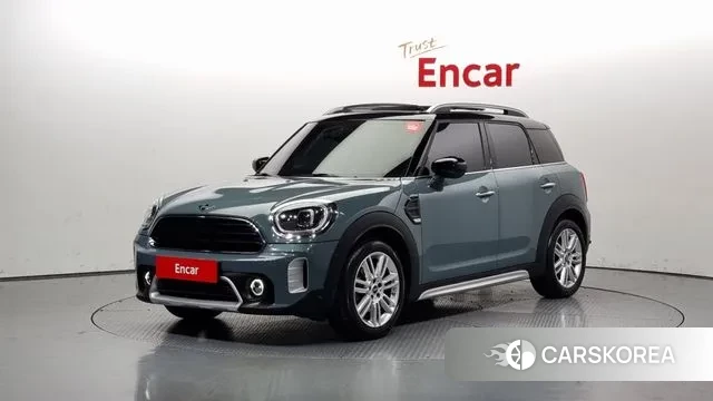 Mini Cooper Countryman 2023 Небесно-голубой из Кореи