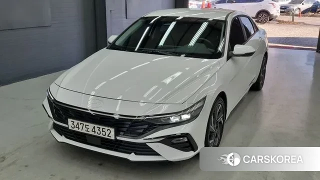 Hyundai The New Avante (CN7) 2025 Белый из Кореи