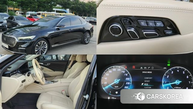 Kia The New K9 2nd generation 2022 Черный из Кореи