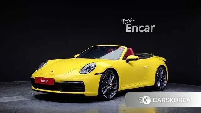 Porsche 911(992) 2021 Желтый из Кореи