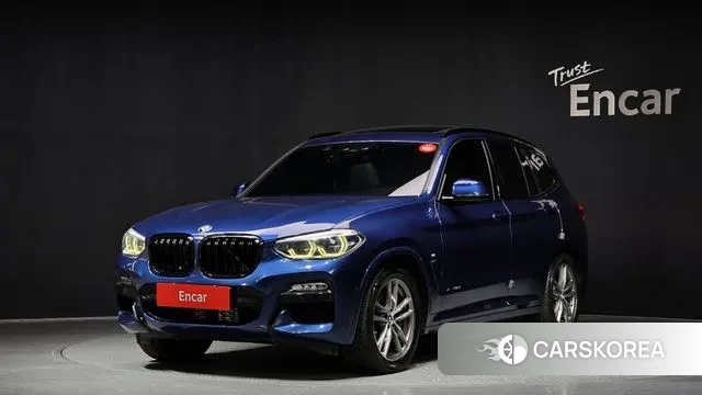 BMW X3 (G01) 2018 Синий из Кореи