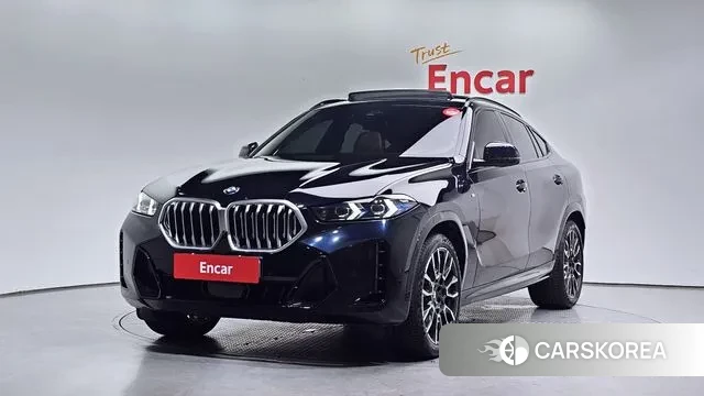 BMW X6 (G06) 2024 Черный из Кореи