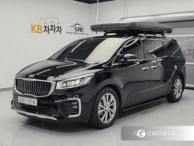 Kia The New Carnival 2018 Черный из Кореи