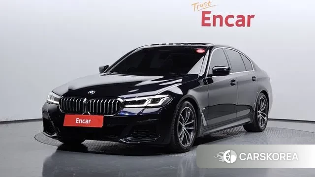 BMW 5 Series (G30) 2022 Синий из Кореи