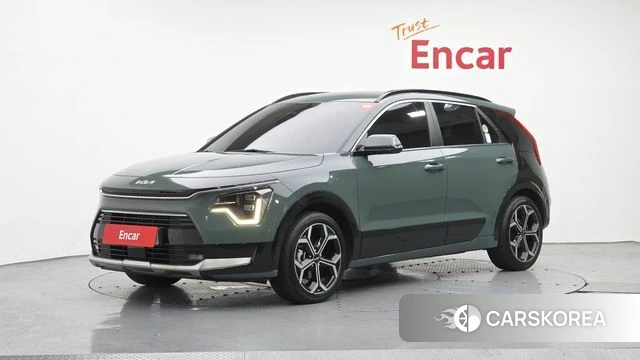 Kia Di Ol Nu Niro 2022 Синий нефрит из Кореи