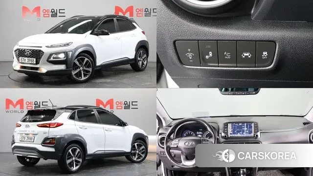 Hyundai Kona 2018 Белый из Кореи