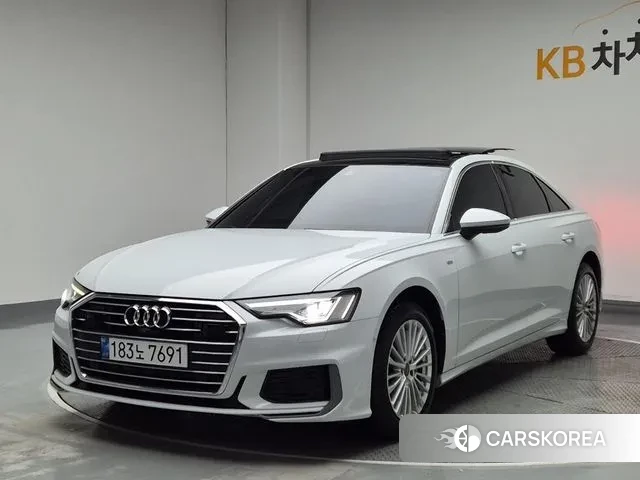 Audi A6 (C8) 2020 Белый из Кореи