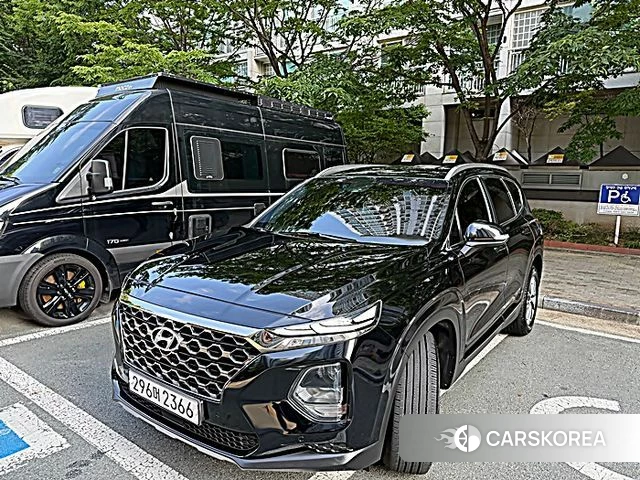 Hyundai Santa Fe TM 2019 Черный из Кореи