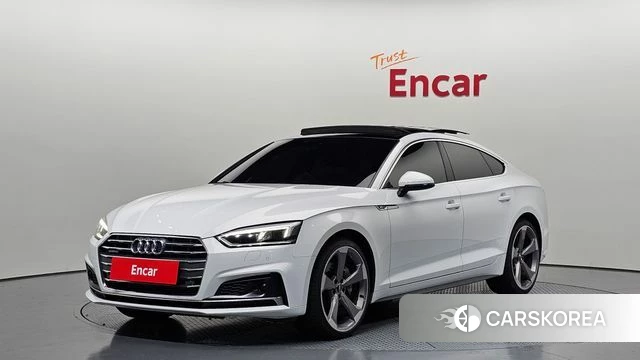 Audi A5 (F5) 2019 Белый из Кореи