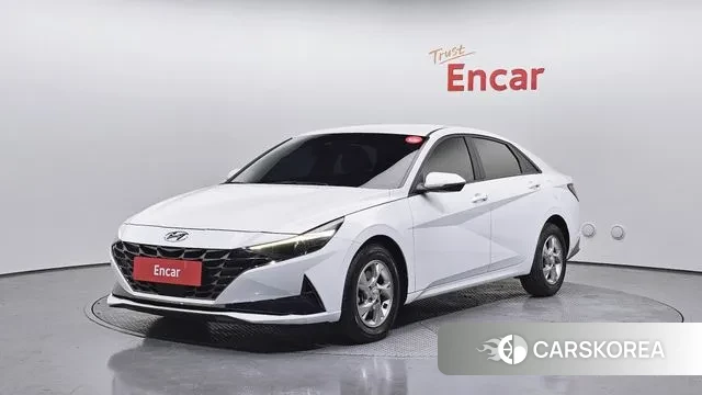 Hyundai Avante (CN7) 2021 Белый из Кореи