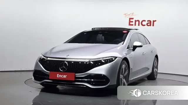 Mercedes-Benz EQS V297 2022 Серебристо-серый из Кореи