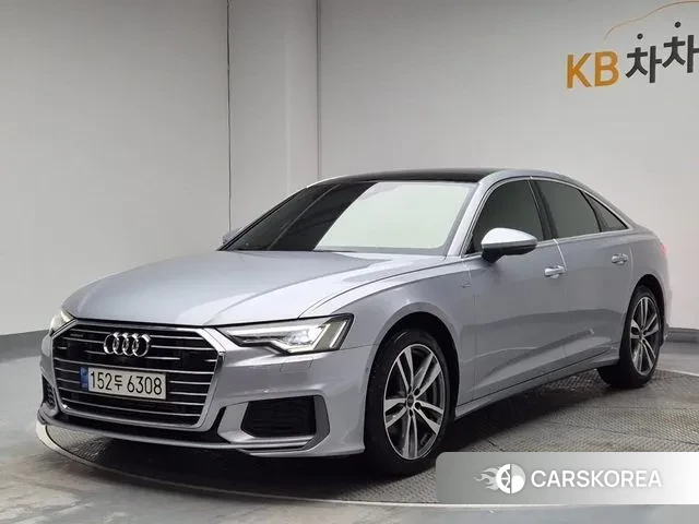 Audi A6 (C8) 2021 Серебристо-серый из Кореи
