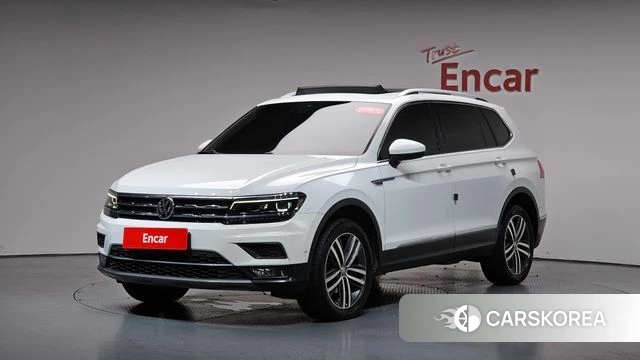 Volkswagen Tiguan Allspace 2020 Белый из Кореи