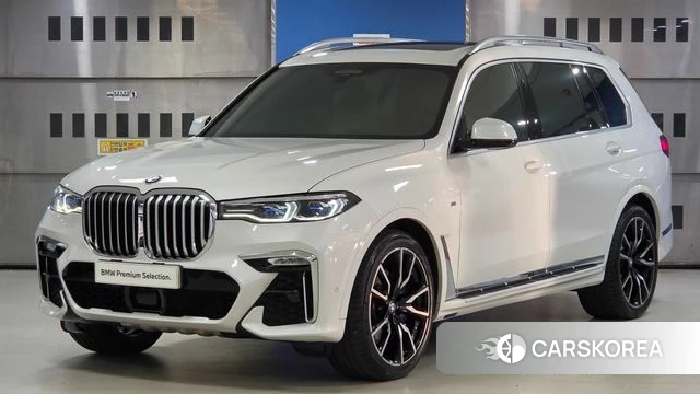 BMW X7 (G07) 2021 Белый из Кореи