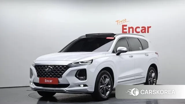 Hyundai Santa Fe TM 2019 Белый из Кореи