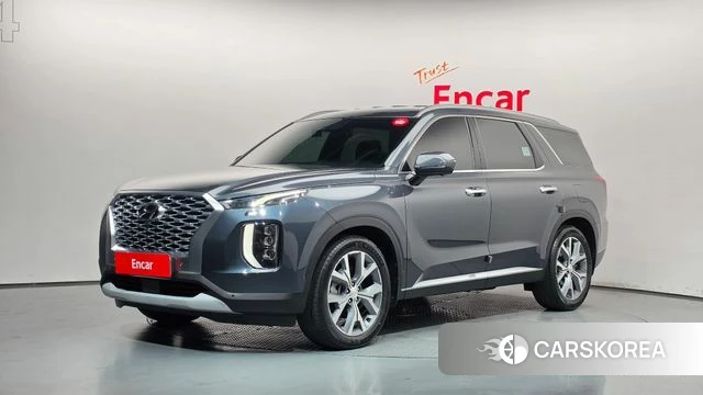 Hyundai Palisade 2019 Небесно-голубой из Кореи