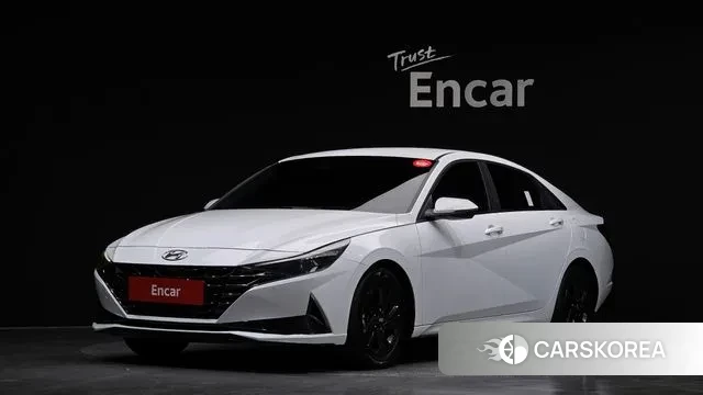 Hyundai Avante Hybrid (CN7) 2022 Черный из Кореи