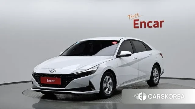 Hyundai Avante (CN7) 2021 Белый из Кореи