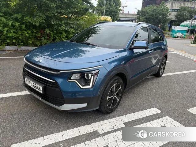 Kia Di Ol Nu Niro 2023 Синий из Кореи