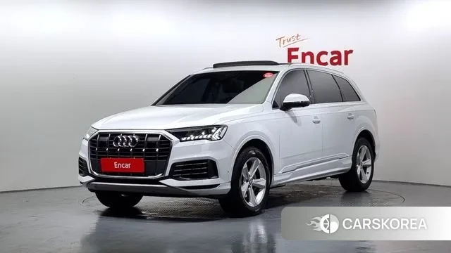 Audi Q7 (4M) 2021 Белый из Кореи