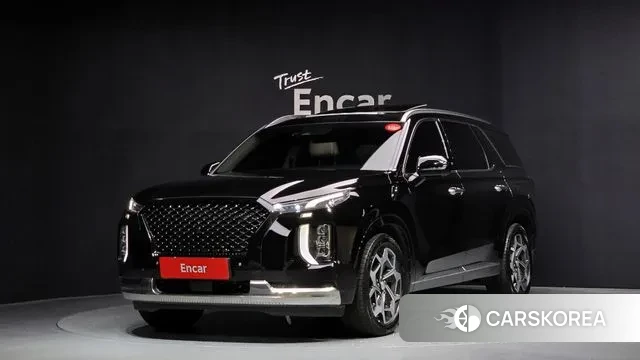 Hyundai Palisade 2022 Черный из Кореи