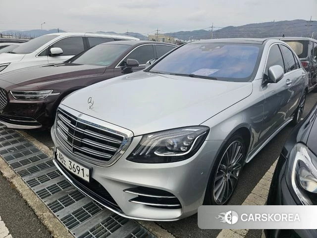 Mercedes-Benz S-Class W222 2018 Серебряный из Кореи
