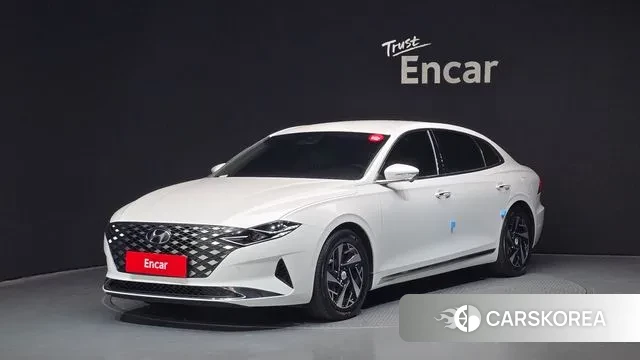 Hyundai The New Grandeur IG Hybrid 2021 Белый из Кореи