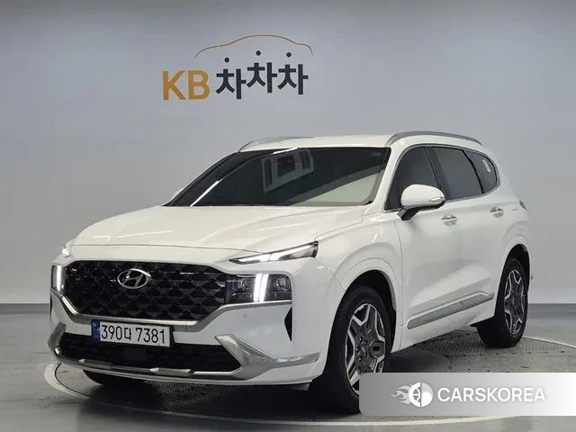 Hyundai The New Santa Fe 2023 Белый из Кореи