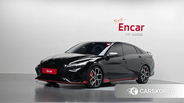 Hyundai Avante (CN7) 2022 Черный из Кореи