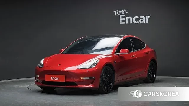 Tesla Model 3 2020 Красный из Кореи