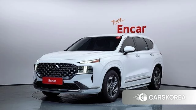 Hyundai The New Santa Fe 2021 Белый из Кореи