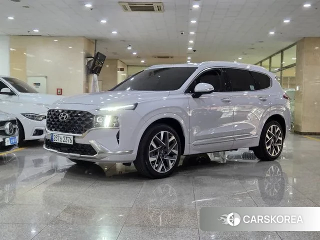 Hyundai The New Santa Fe 2023 Белый из Кореи