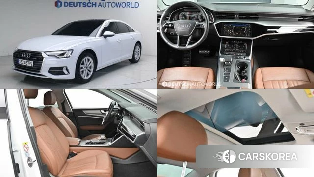 Audi A6 (C8) 2023 Белый из Кореи