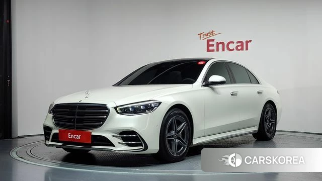 Mercedes-Benz S-Class W223 2023 Белый из Кореи
