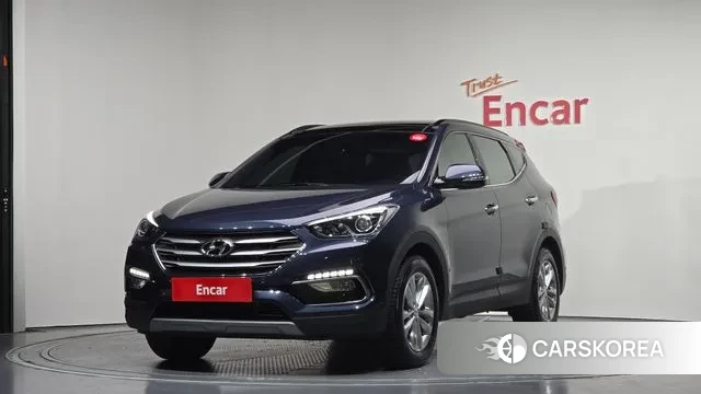 Hyundai Santa Fe The Prime 2018 Синий из Кореи