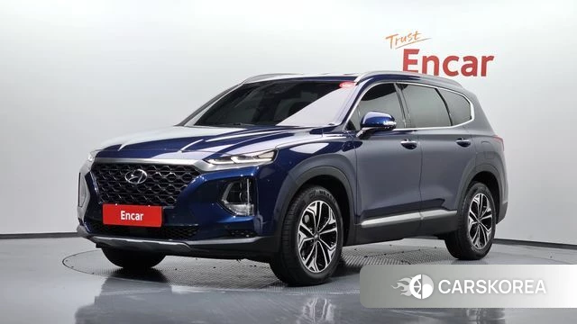 Hyundai Santa Fe TM 2018 Синий из Кореи