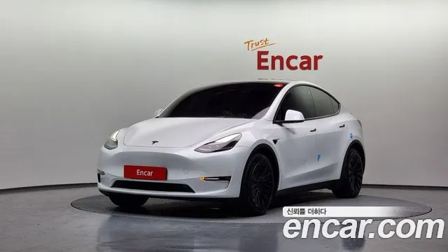 Tesla Model Y 2022 Белый из Кореи