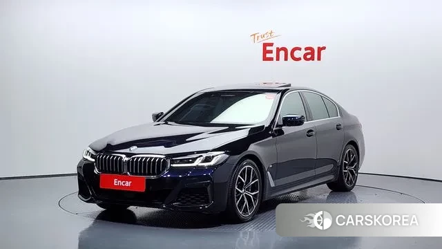 BMW 5 Series (G30) 2021 Черный из Кореи