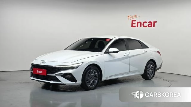 Hyundai The New Avante (CN7) 2023 Белый из Кореи