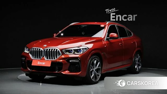 BMW X6 (G06) 2020 Красный из Кореи