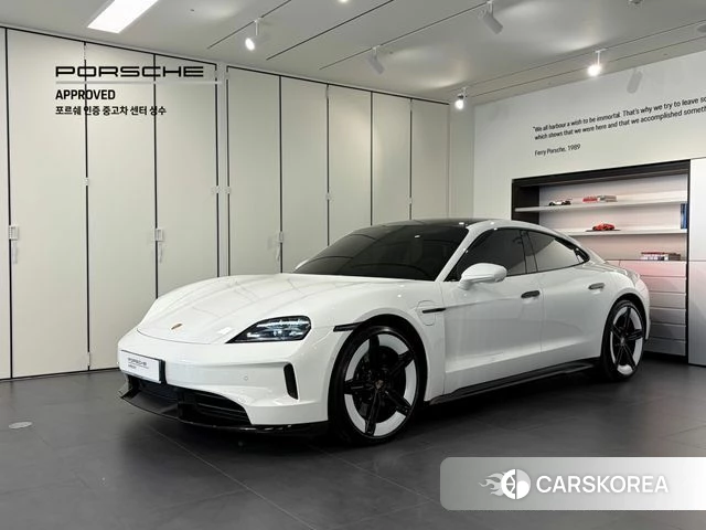 Porsche Taycan 2025 Белый из Кореи