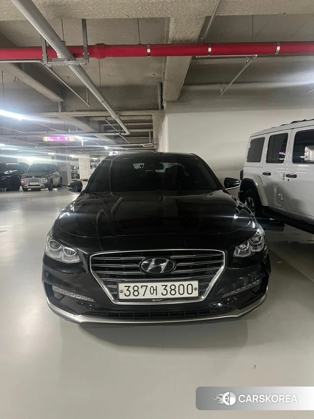 Hyundai Grandeur IG Hybrid 2019 Черный из Кореи