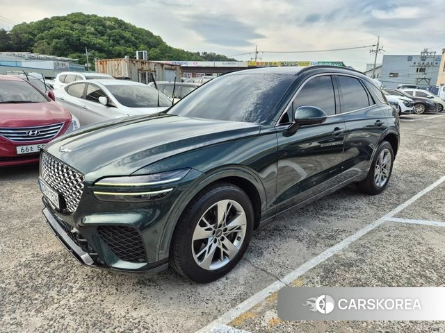Genesis GV70 2021 Темно-зеленый из Кореи